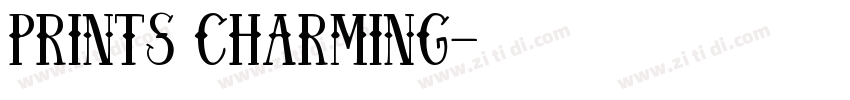 Prints Charming字体转换